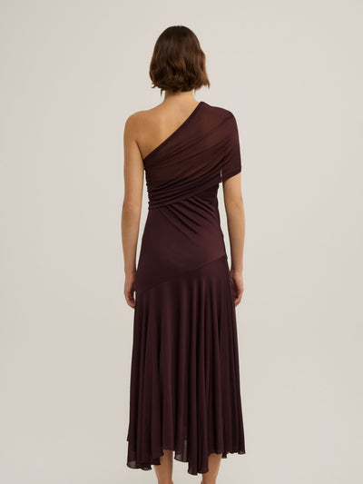 Wrapped Shoulder Dress