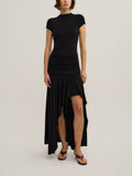 Asymmetric T-Shirt Dress