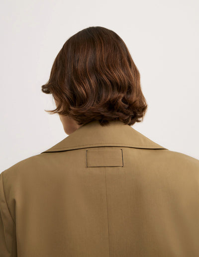 Single Breasted Trench Coat