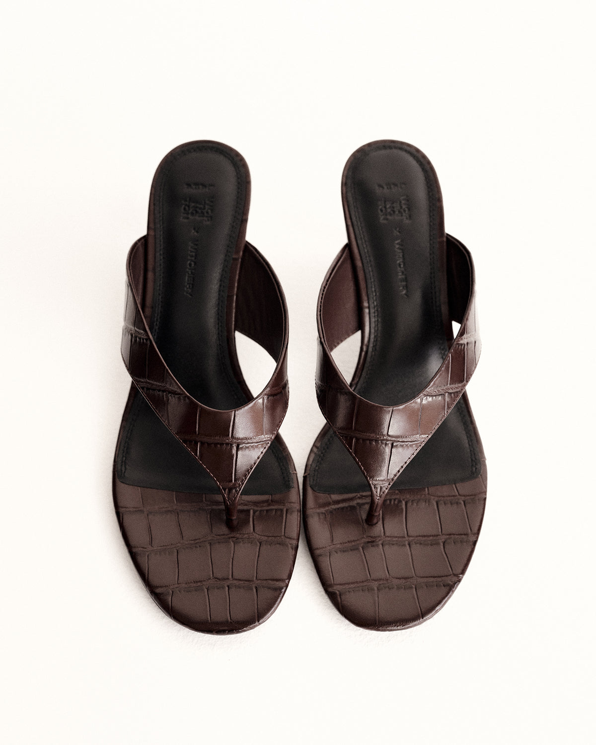 Toe Post Mule Heels