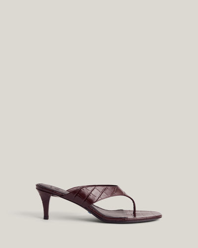 Toe Post Mule Heels