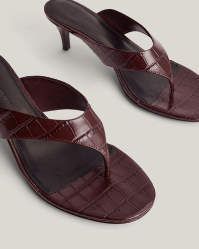 Toe Post Mule Heels