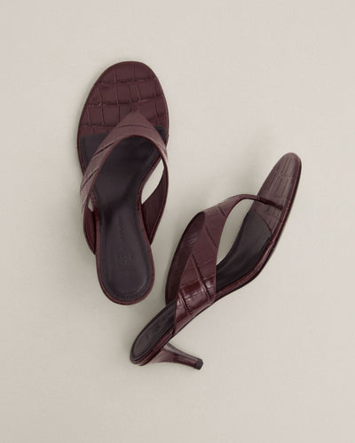 Toe Post Mule Heels