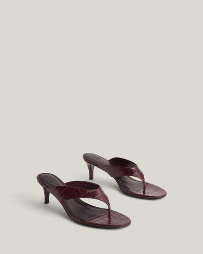 Toe Post Mule Heels