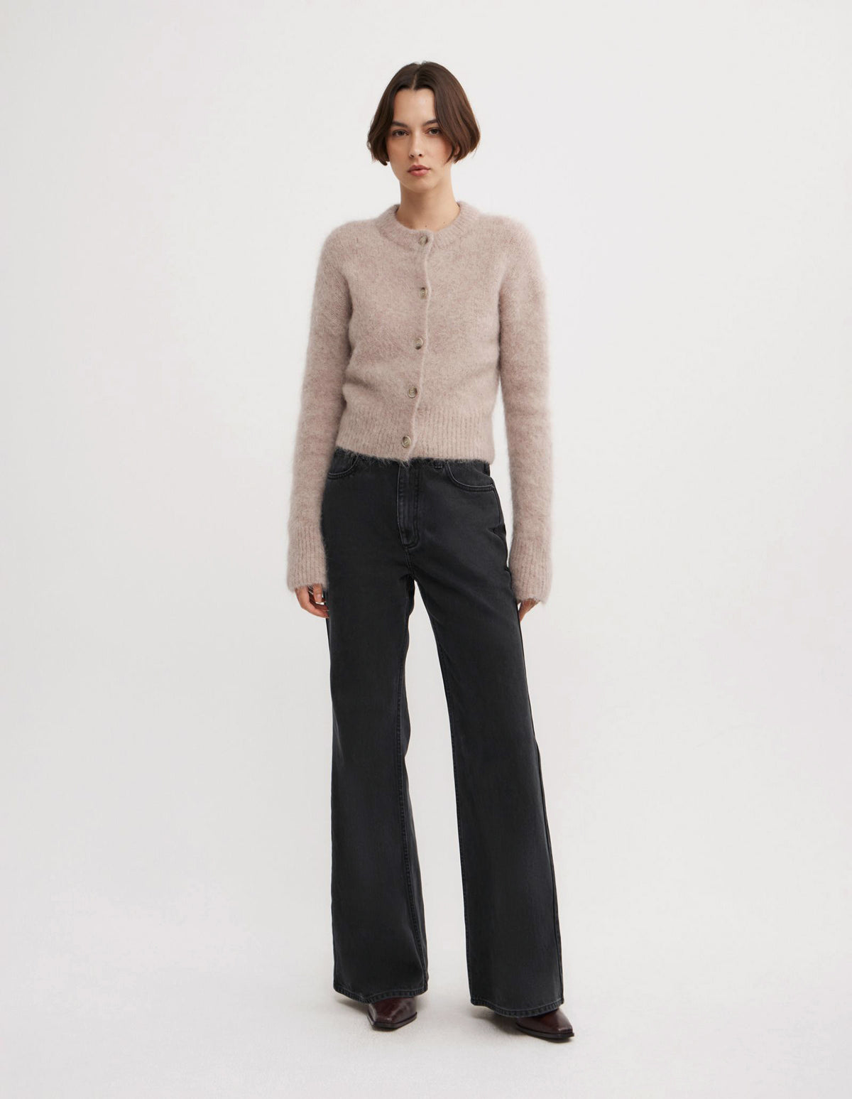 Fluffy Crew Cardigan