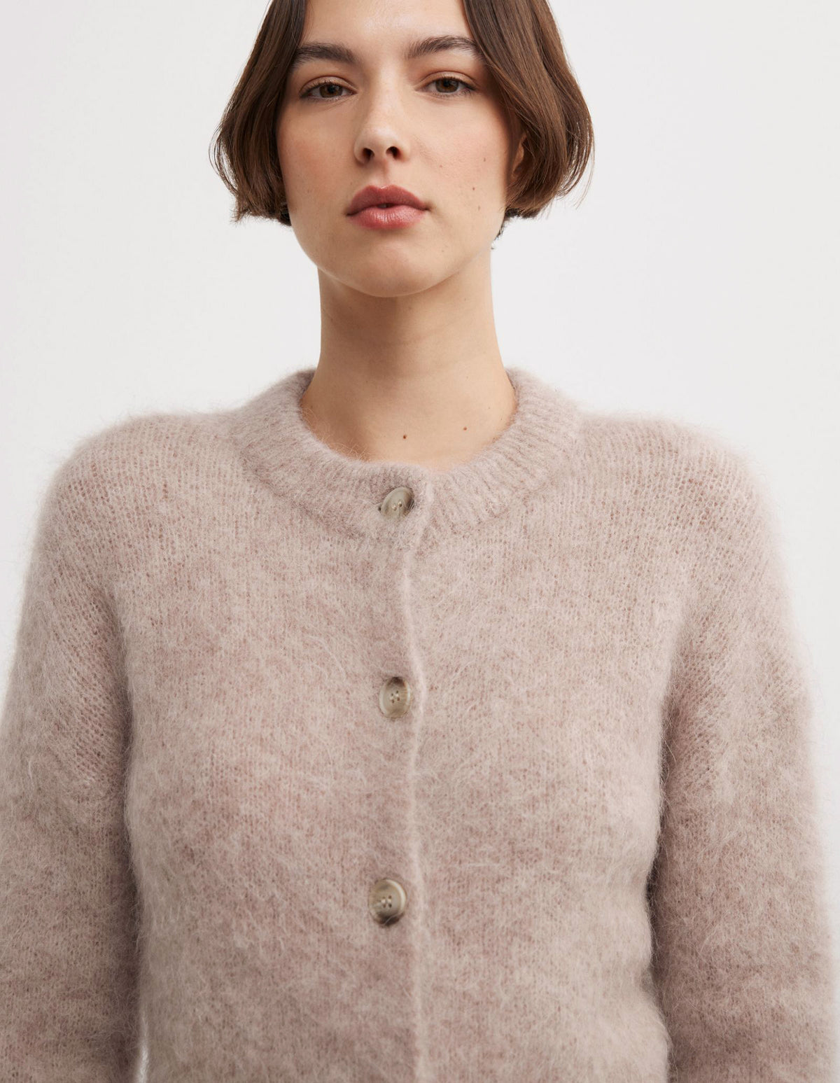 Fluffy Crew Cardigan