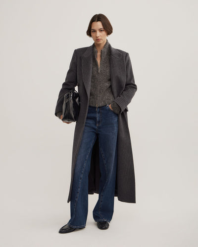 Fluffy Funnel Bomber Jacket