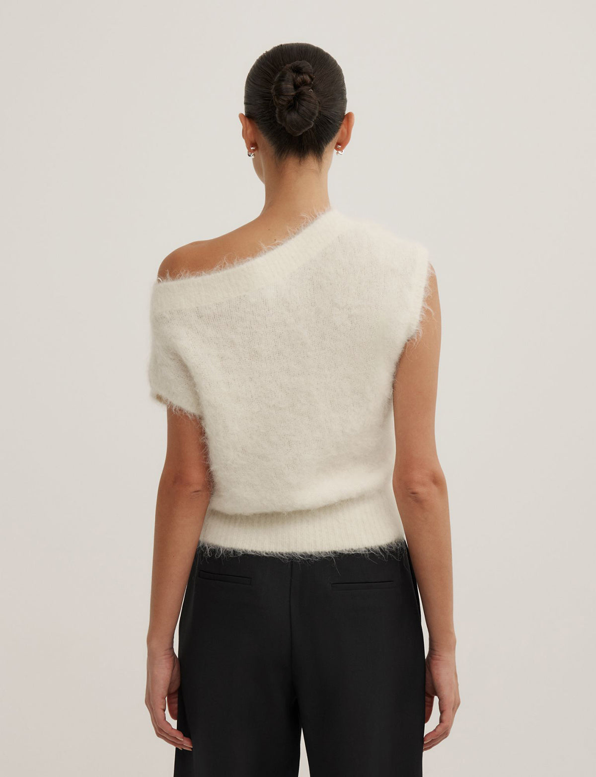 Asymmetric Fluffy Top