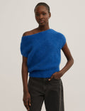 Asymmetric Fluffy Top