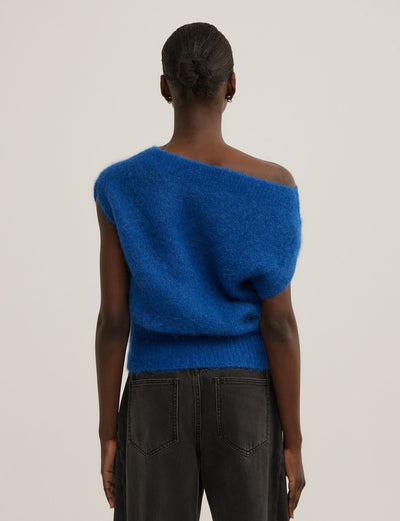 Asymmetric Fluffy Top