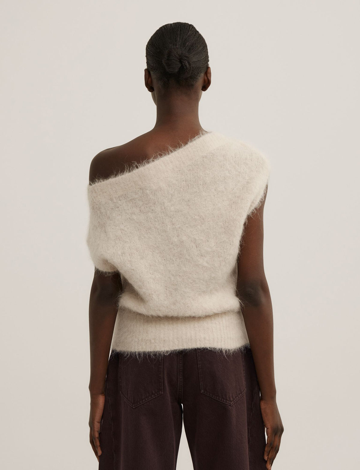 Asymmetric Fluffy Top