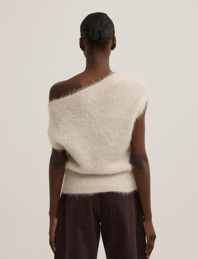 Asymmetric Fluffy Top