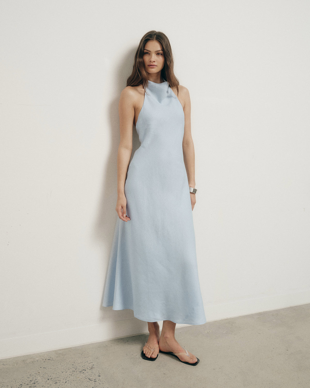 Halter Drape Dress