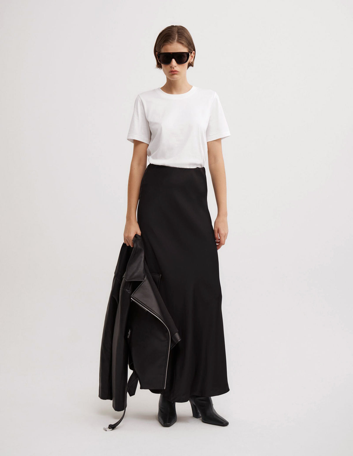 Bias Slip Skirt