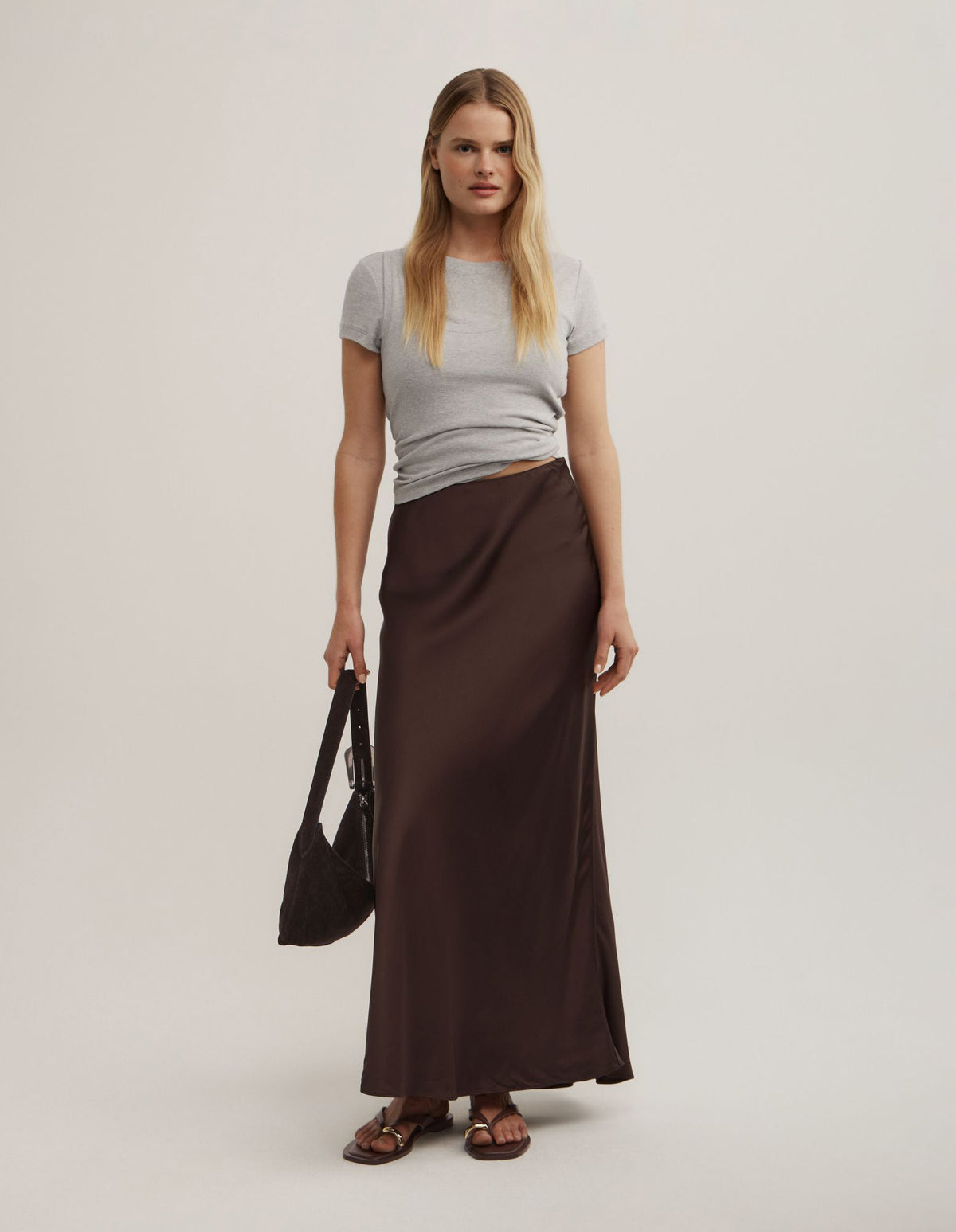 Bias Slip Skirt