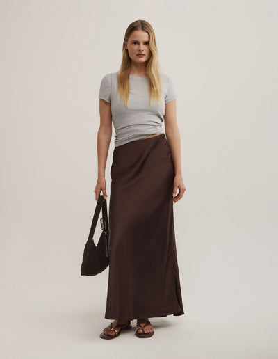 Bias Slip Skirt