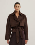 Cropped Trench Coat