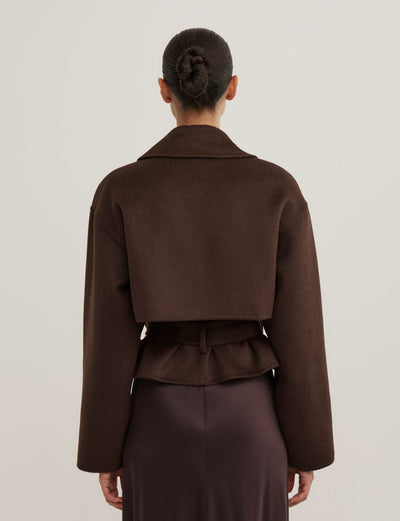 Cropped Trench Coat