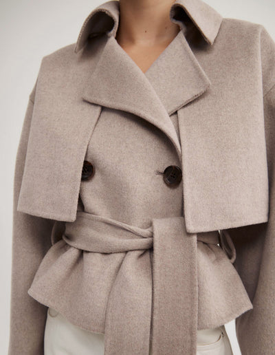 Cropped Trench Coat
