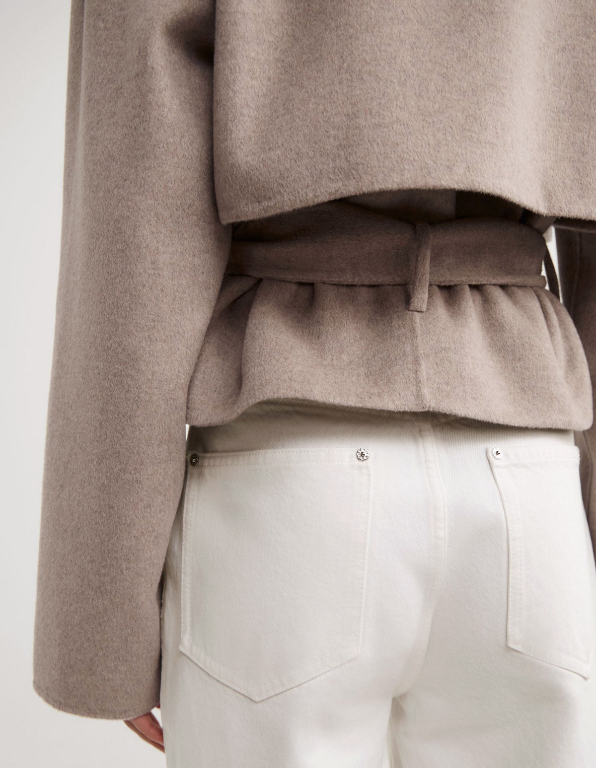 Cropped Trench Coat
