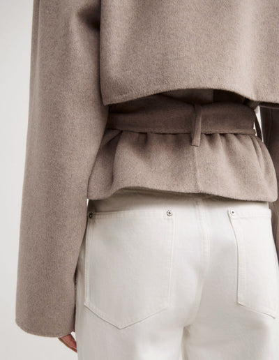 Cropped Trench Coat