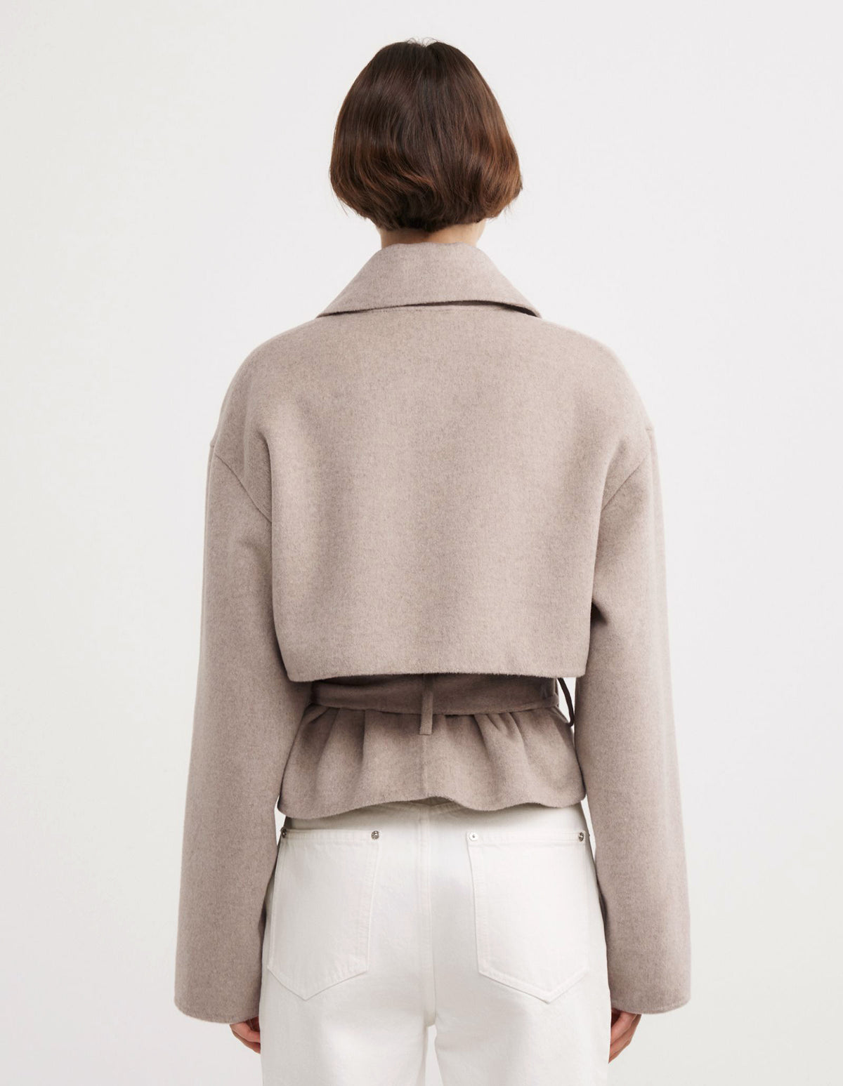 Cropped Trench Coat