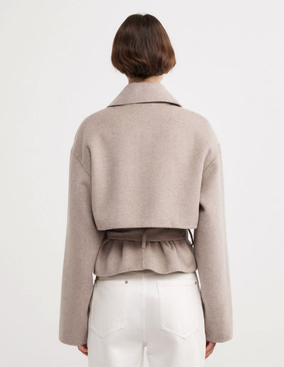 Cropped Trench Coat