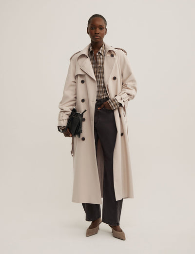 Longline Trench Coat