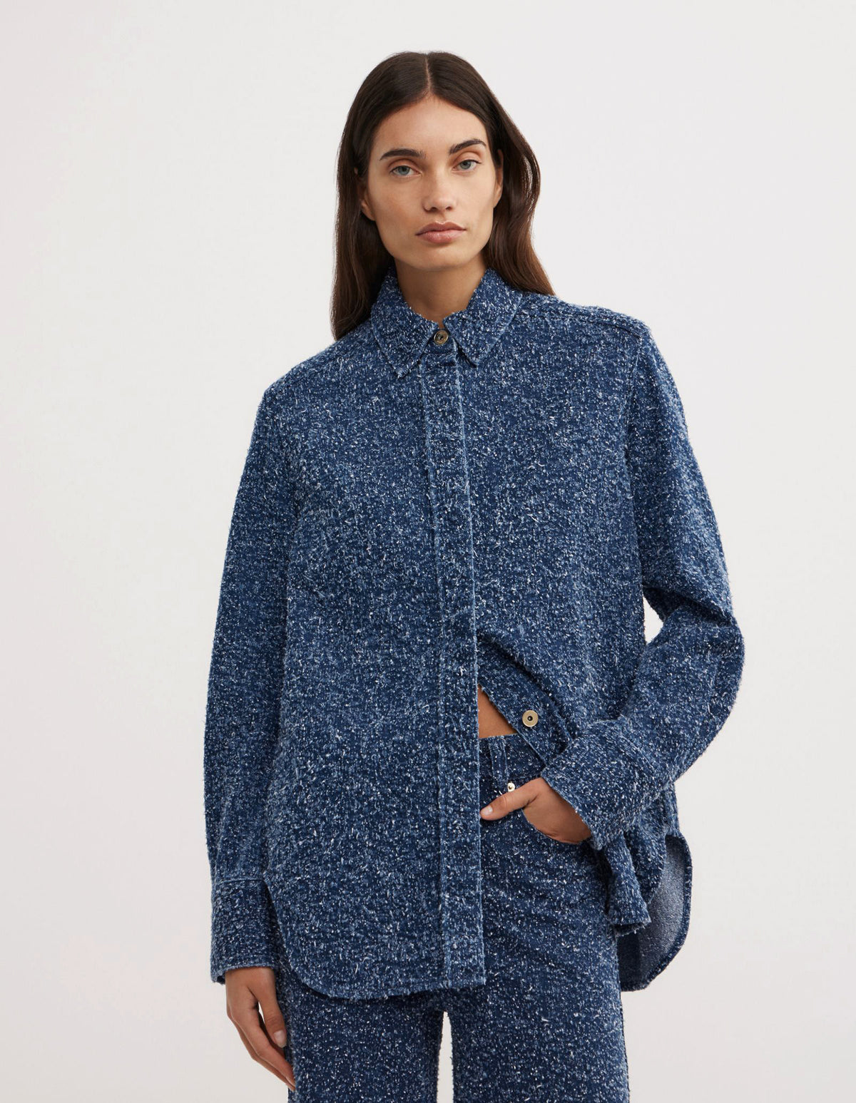 Boucle Denim Shirt