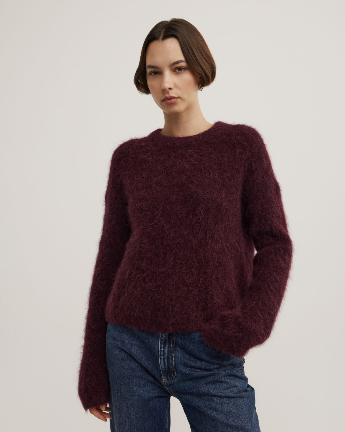 Fluffy Crew Knit