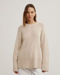 Longline Crew Neck Knit