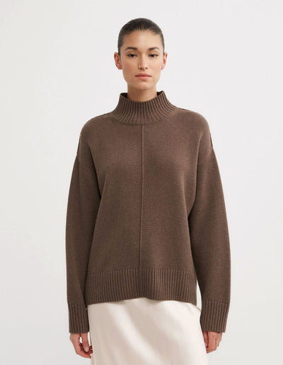 High Neck Knit