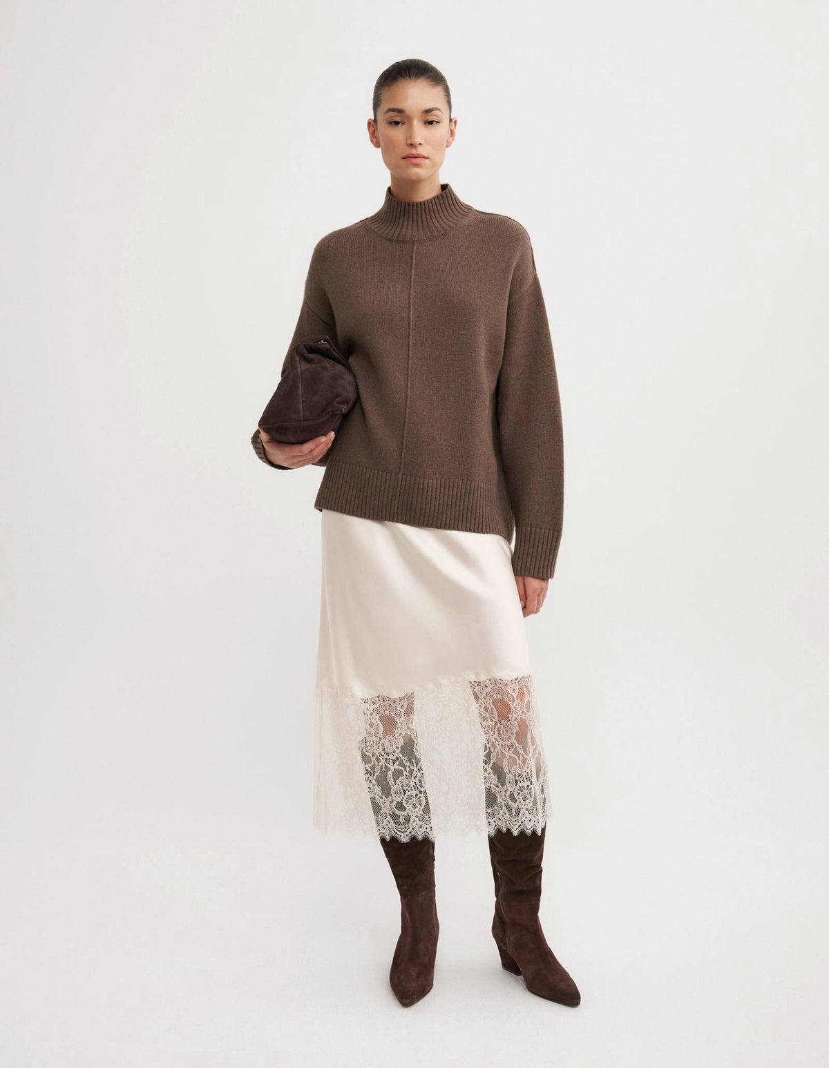 High Neck Knit