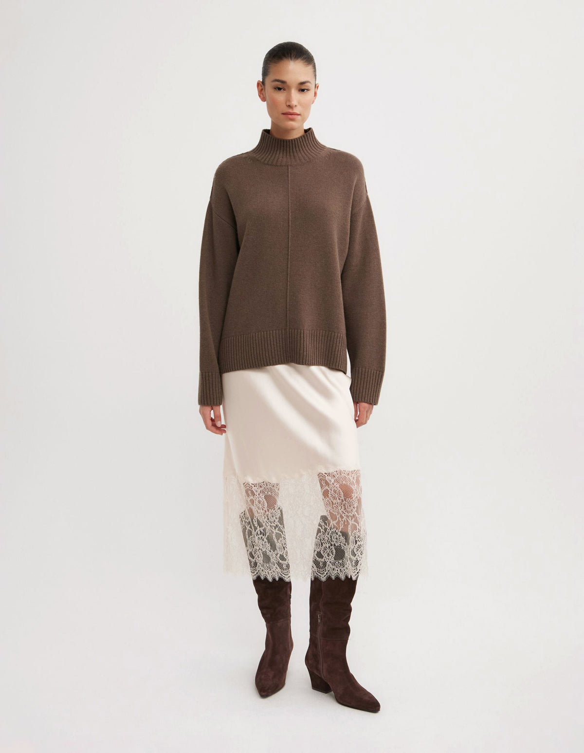 High Neck Knit