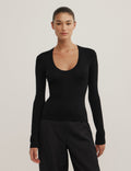 Merino Scoop Knit