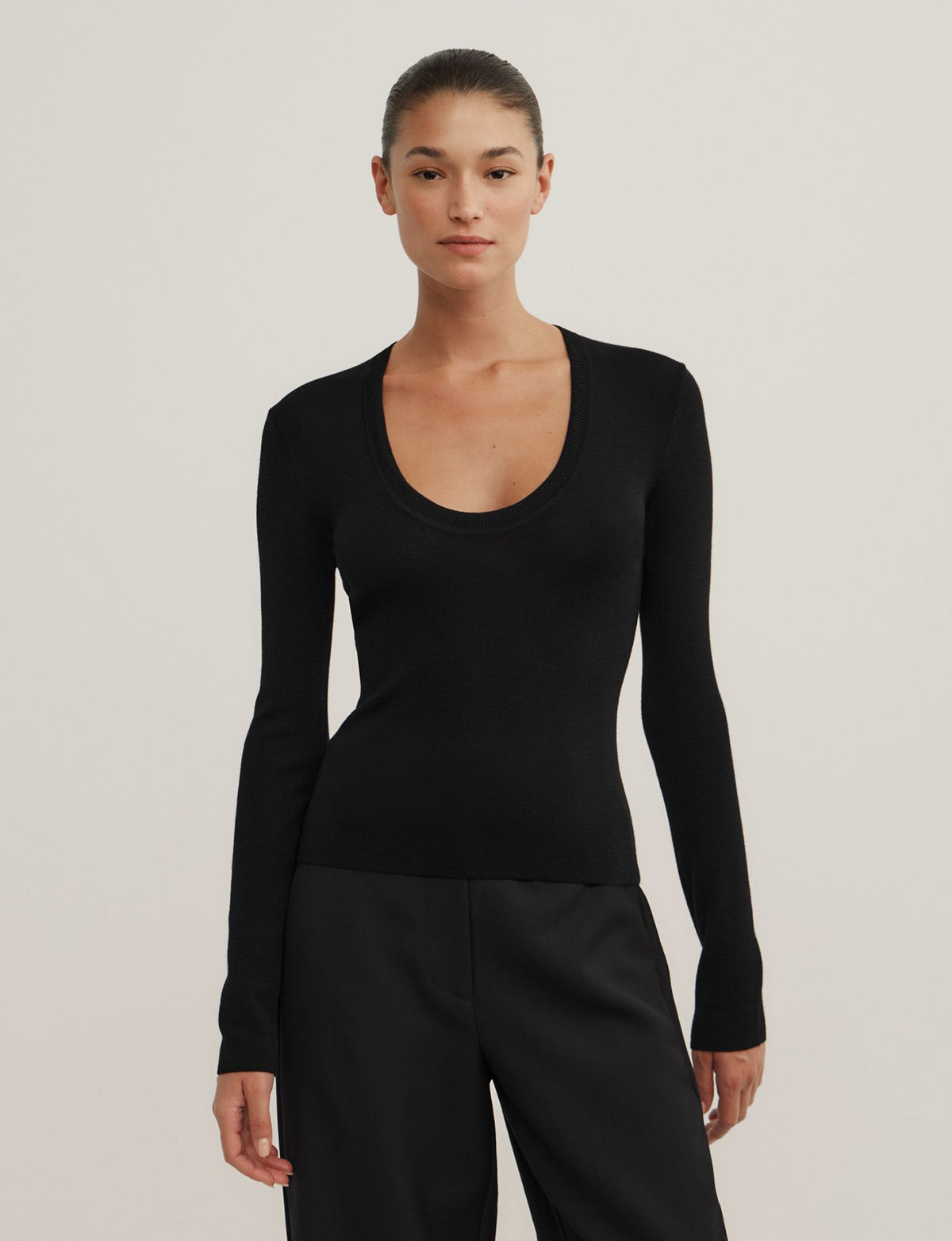 Merino Scoop Knit