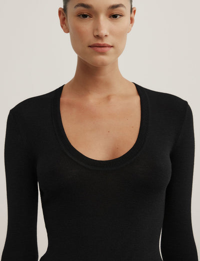 Merino Scoop Knit