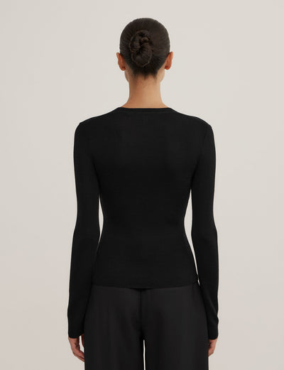 Merino Scoop Knit