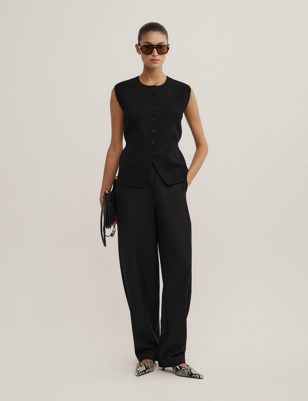 Compact Knit Vest