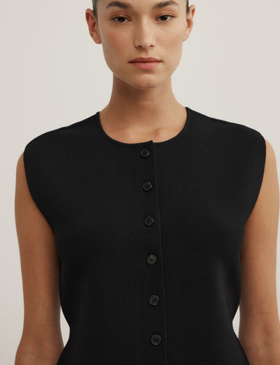 Compact Knit Vest