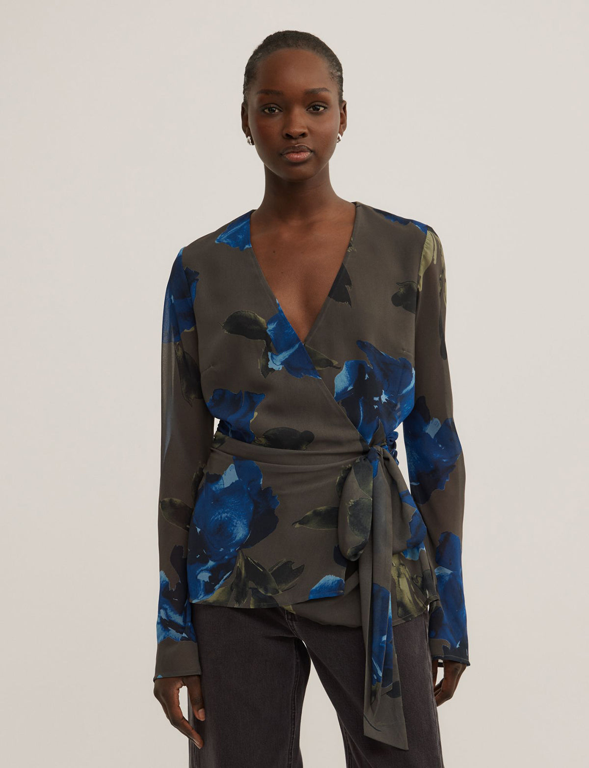 Sheer Wrap Shirt