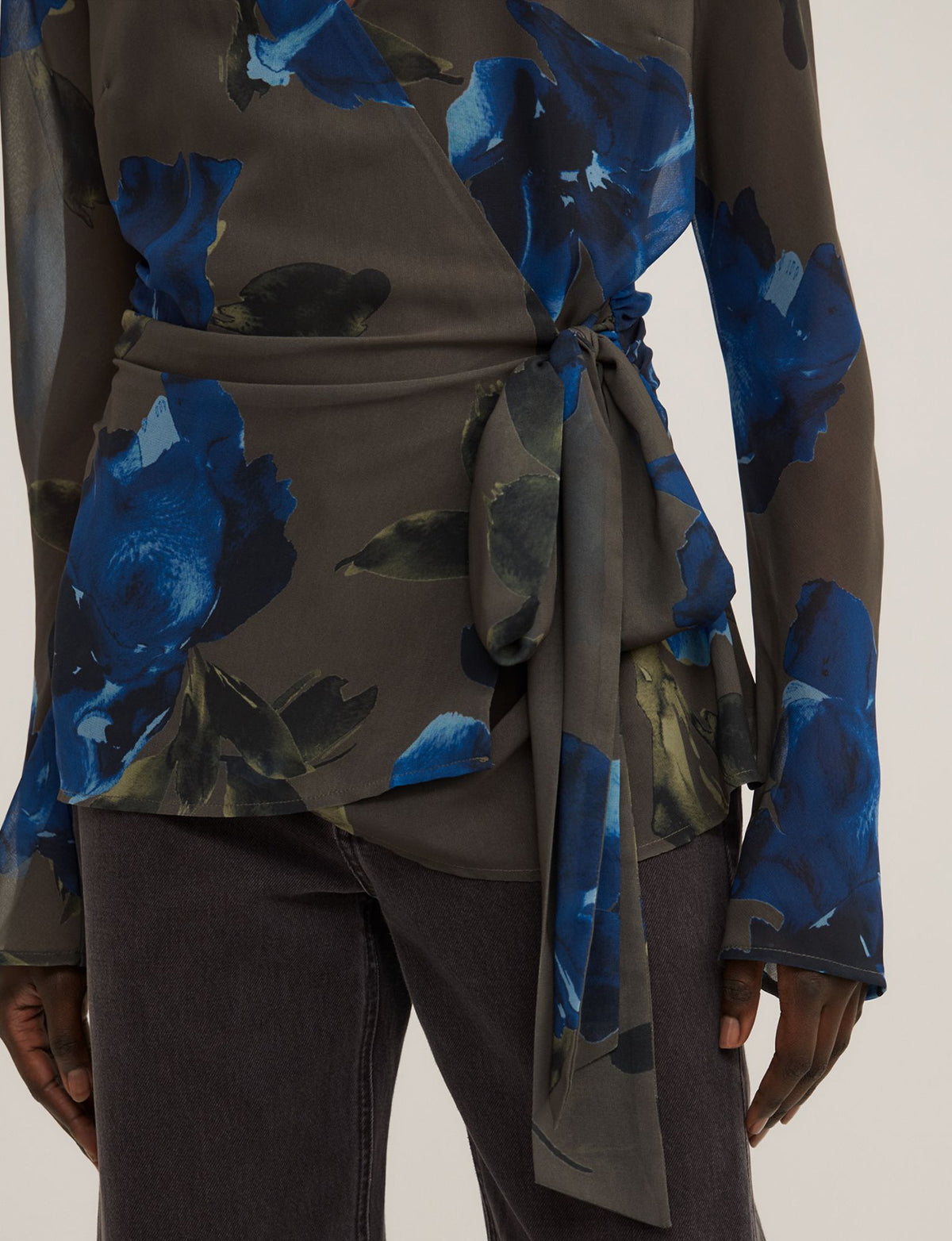 Sheer Wrap Shirt