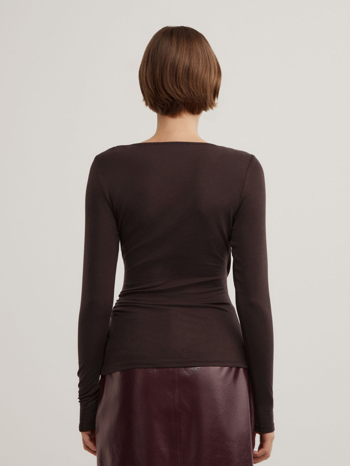 Wrap Jersey Top