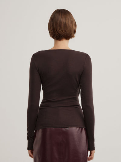 Wrap Jersey Top