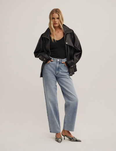 V-Neck Long Sleeve Top