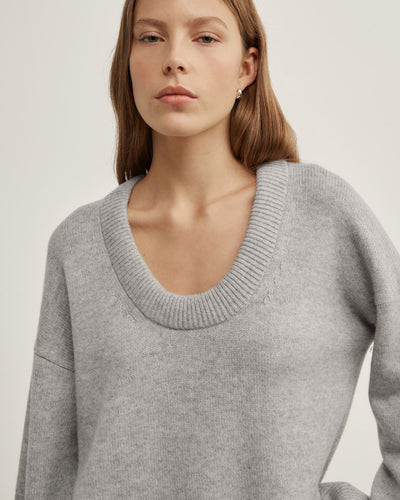 Relaxed Scoop Knit