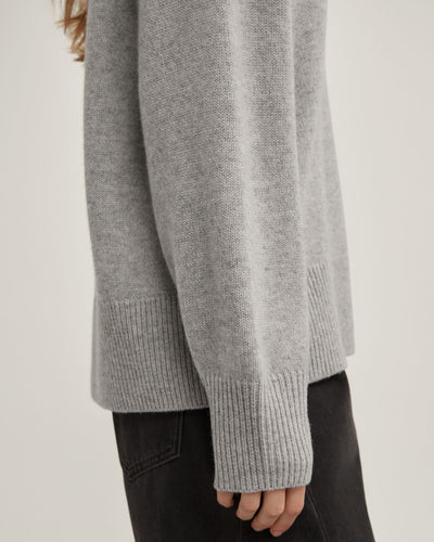 Relaxed Scoop Knit