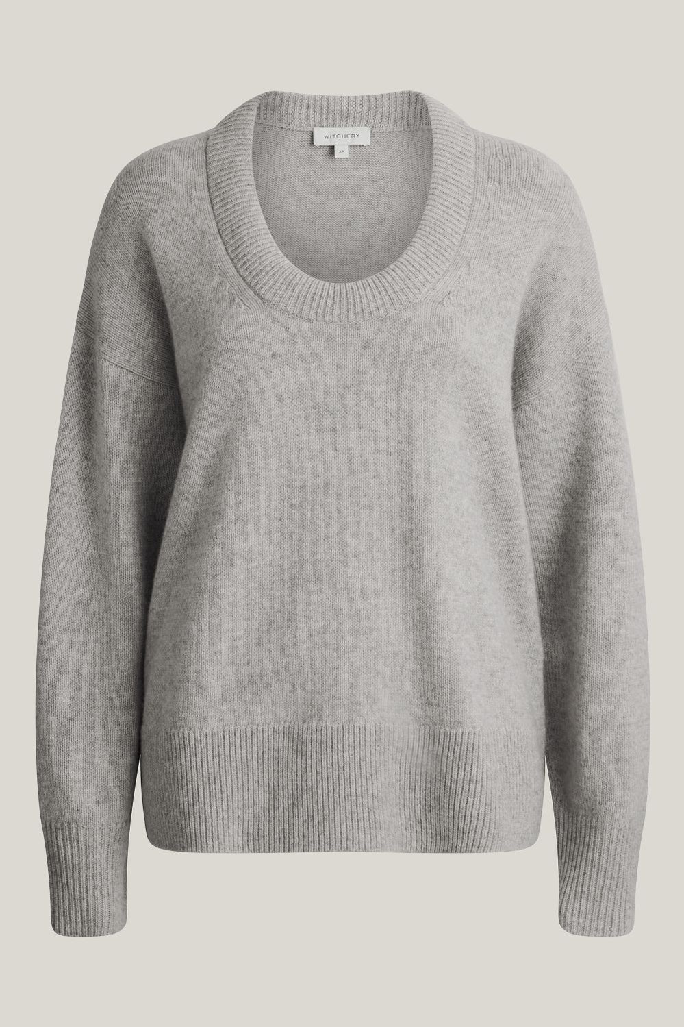Relaxed Scoop Knit