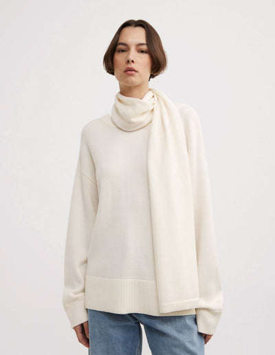 Scarf Detail Knit