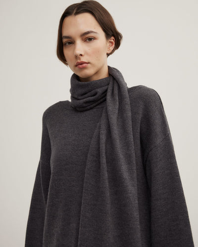 Scarf Detail Knit
